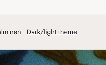 Ariel Salminen theme switch